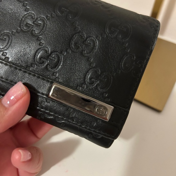 Guccissima GG logo leather long bifold wallet - Picture 11 of 15